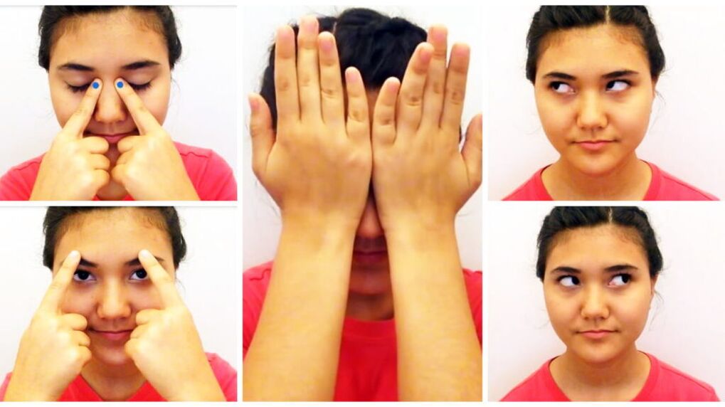 vaje za oči za obnovitev vida